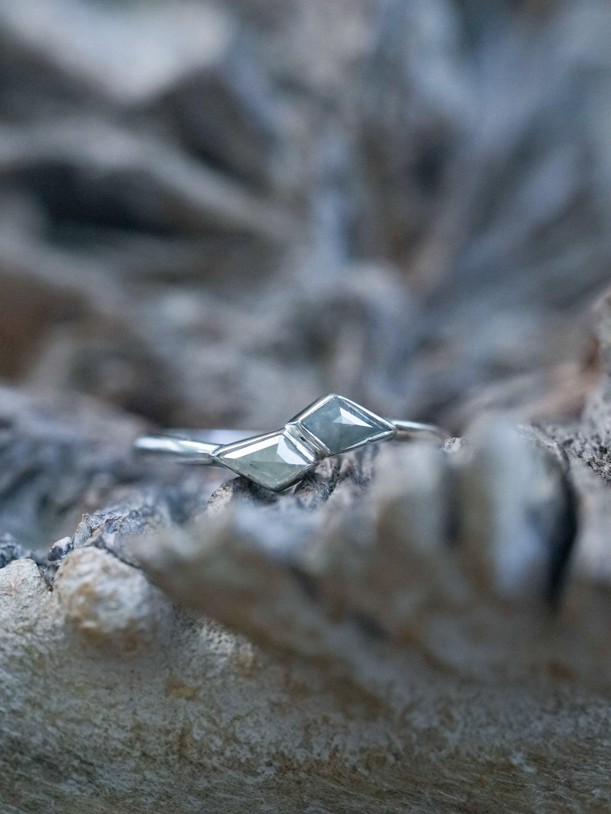 Double Kite Diamond Ring - Gardens of the Sun | Ethical Jewelry