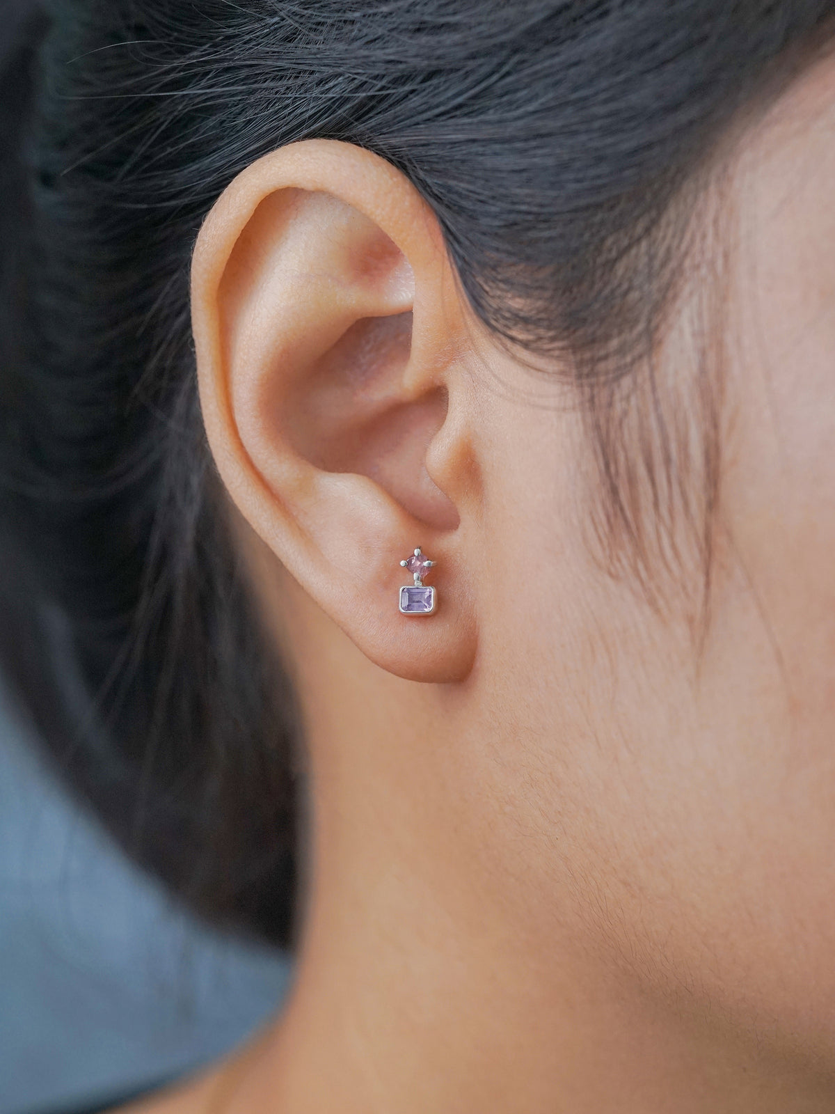 Double Spinel Earrings - Gardens of the Sun | Ethical Jewelry