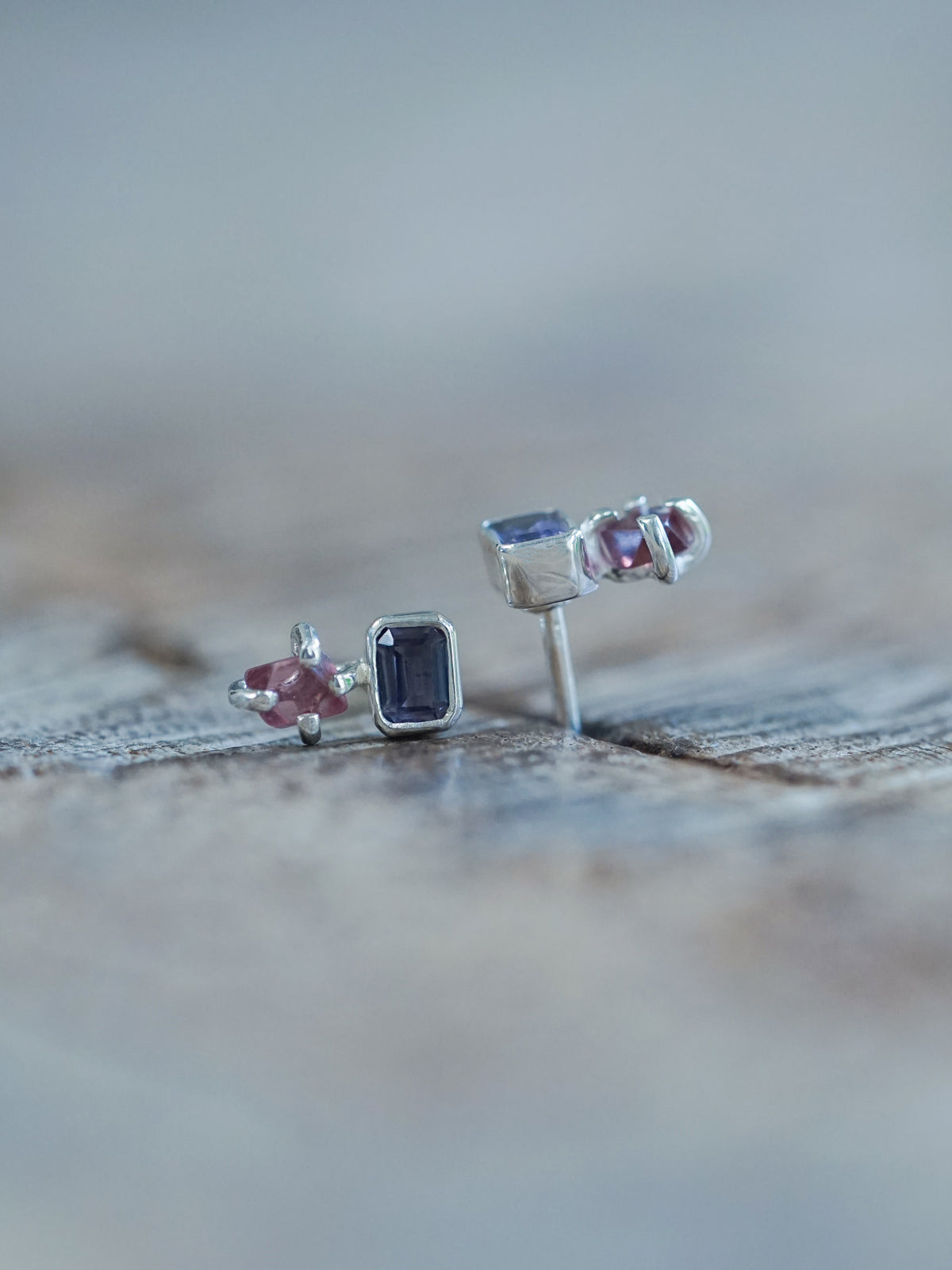 Double Spinel Earrings - Gardens of the Sun | Ethical Jewelry