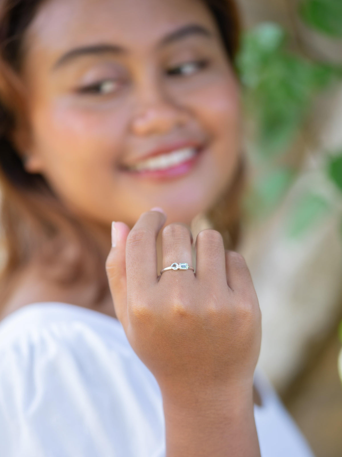 Double Tourmaline Ring - Gardens of the Sun | Ethical Jewelry