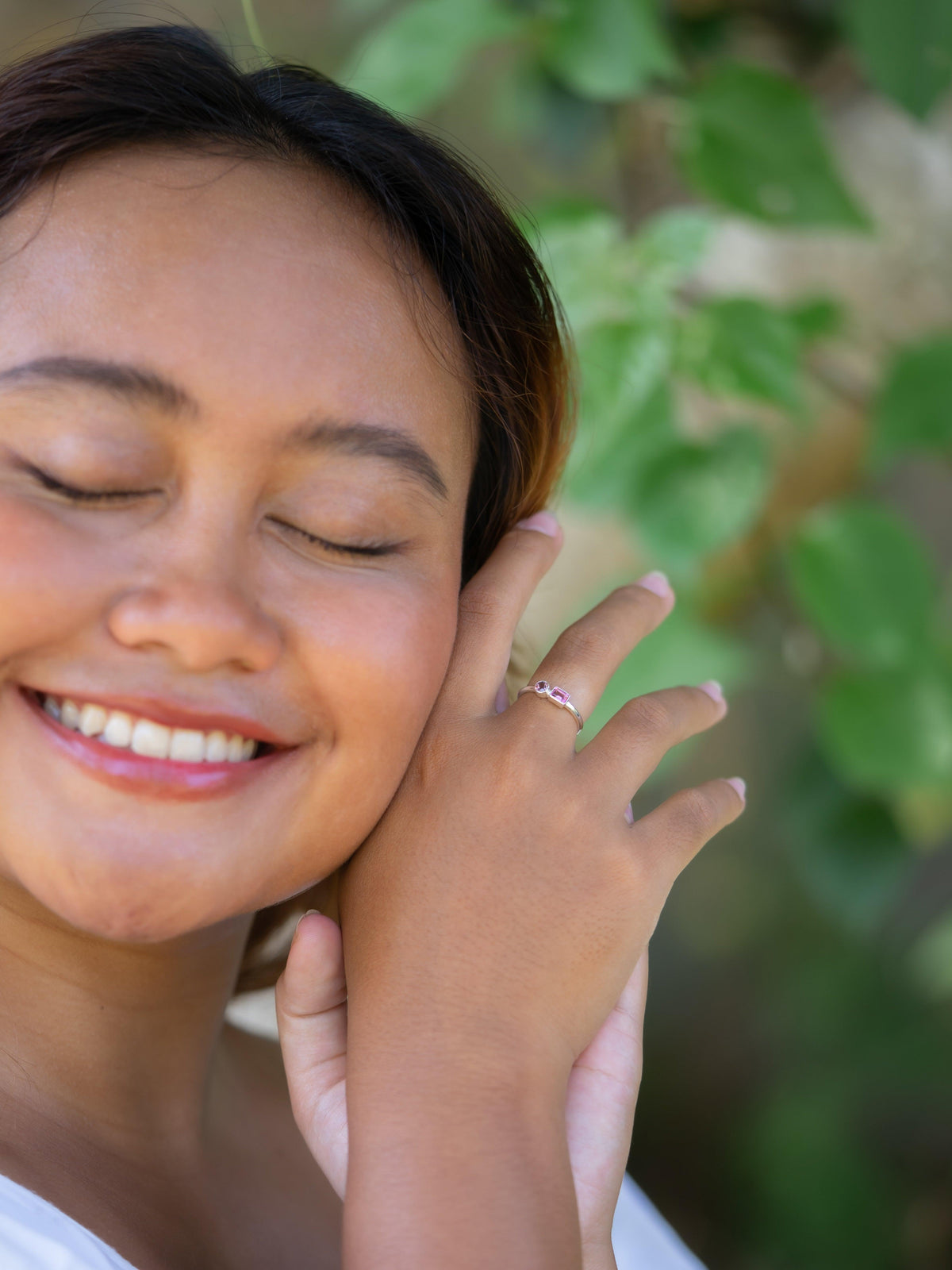 Double Tourmaline Ring - Gardens of the Sun | Ethical Jewelry