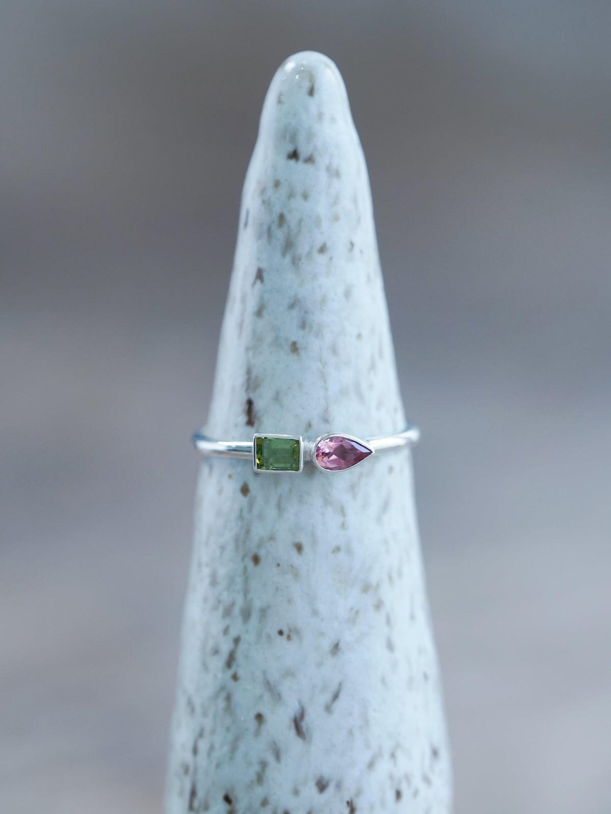 Double Tourmaline Ring - Gardens of the Sun | Ethical Jewelry