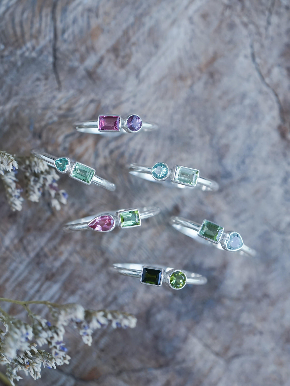 Double Tourmaline Ring - Gardens of the Sun | Ethical Jewelry