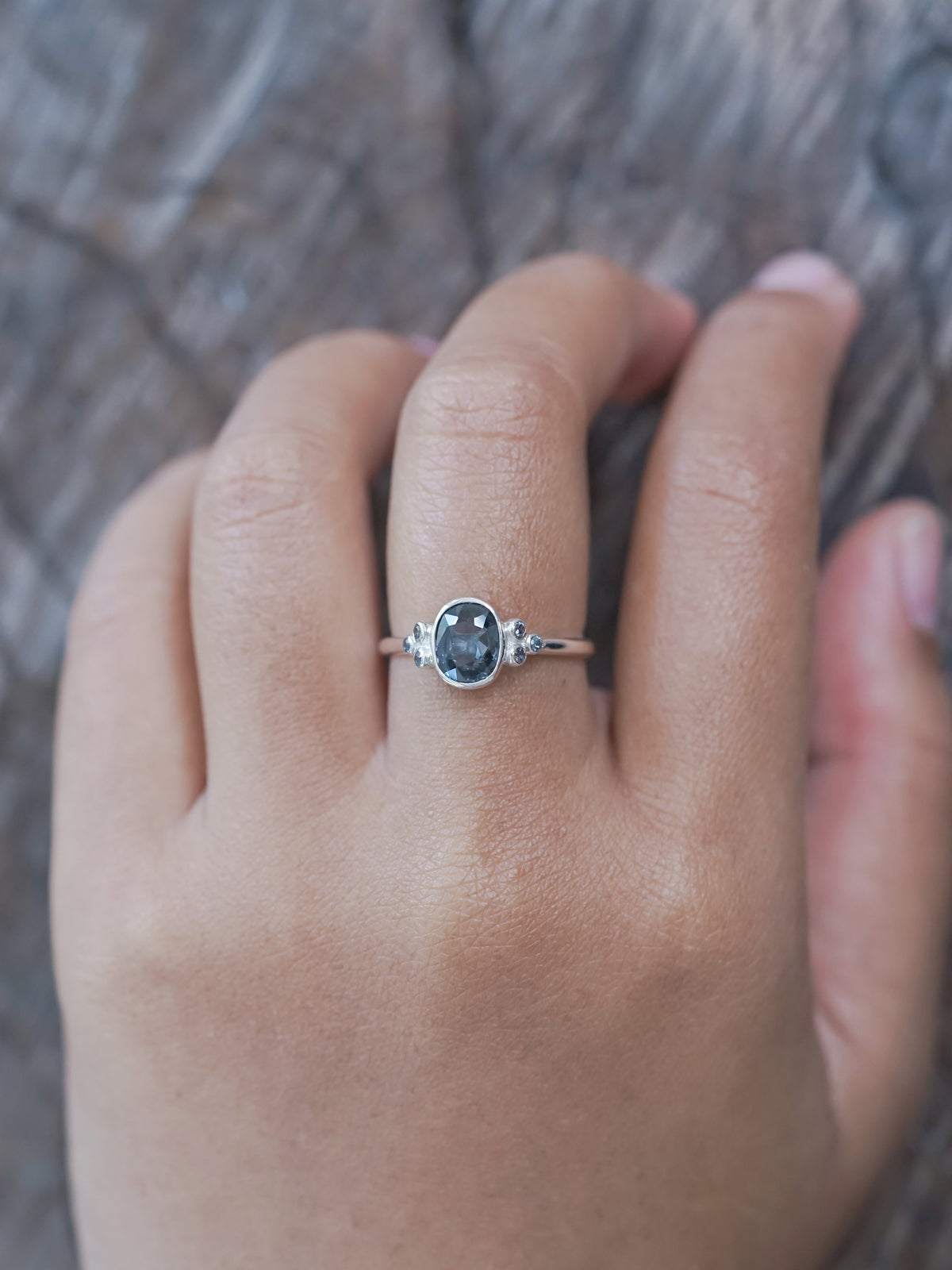 Teal Spinel Ring - Gardens of the Sun | Ethical Jewelry