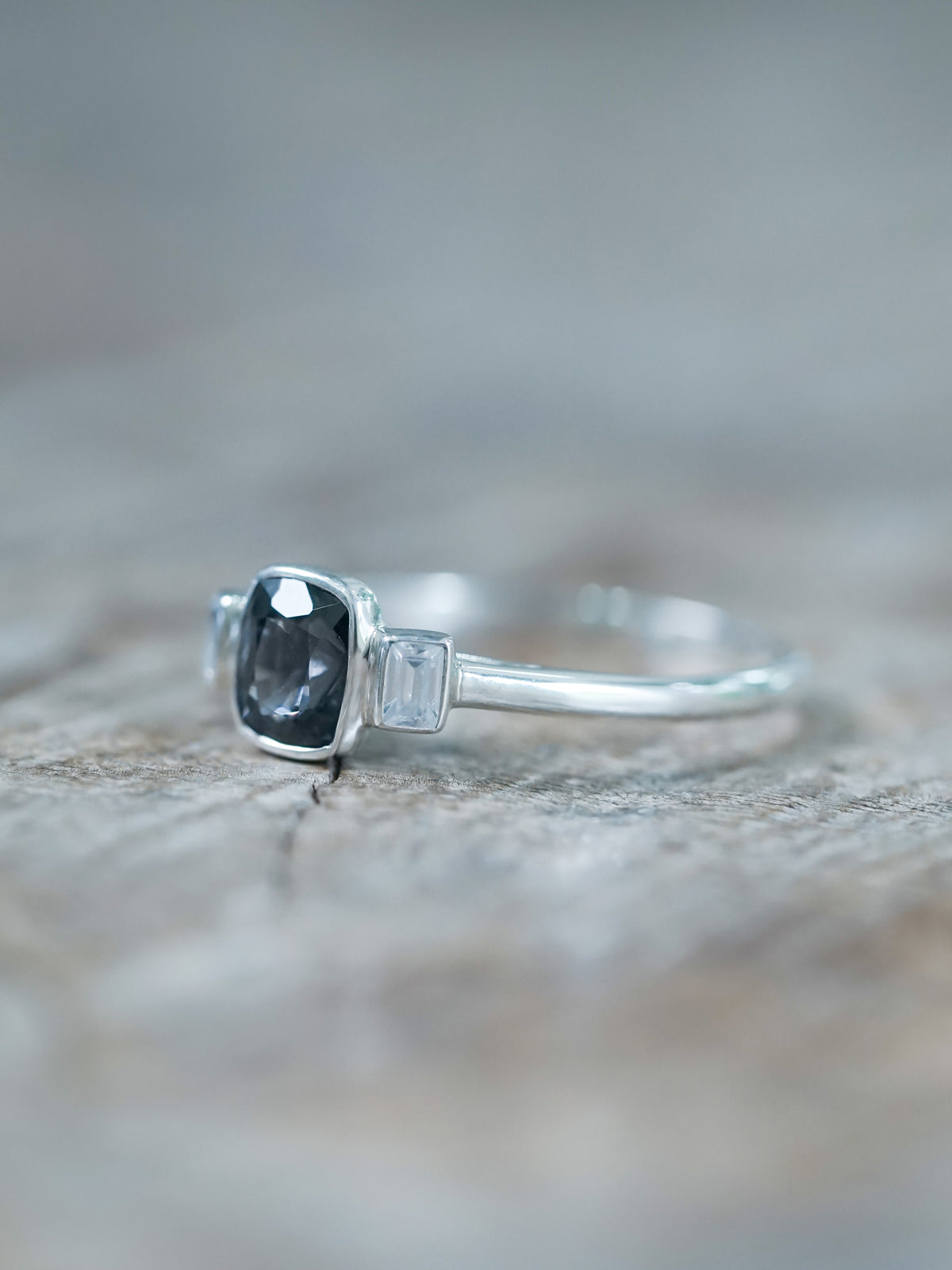 Spinel and White Zircon Ring - Gardens of the Sun | Ethical Jewelry