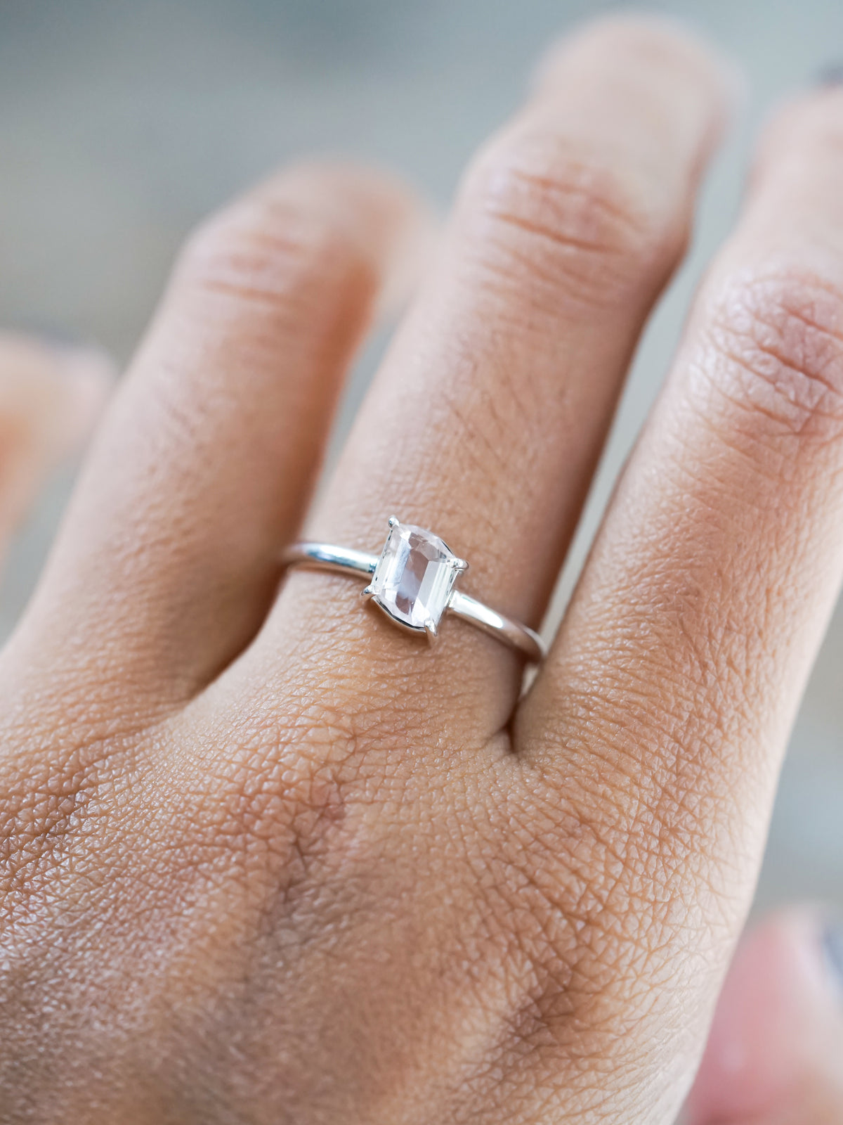 Kalimantan White Sapphire - Gardens of the Sun | Ethical Jewelry