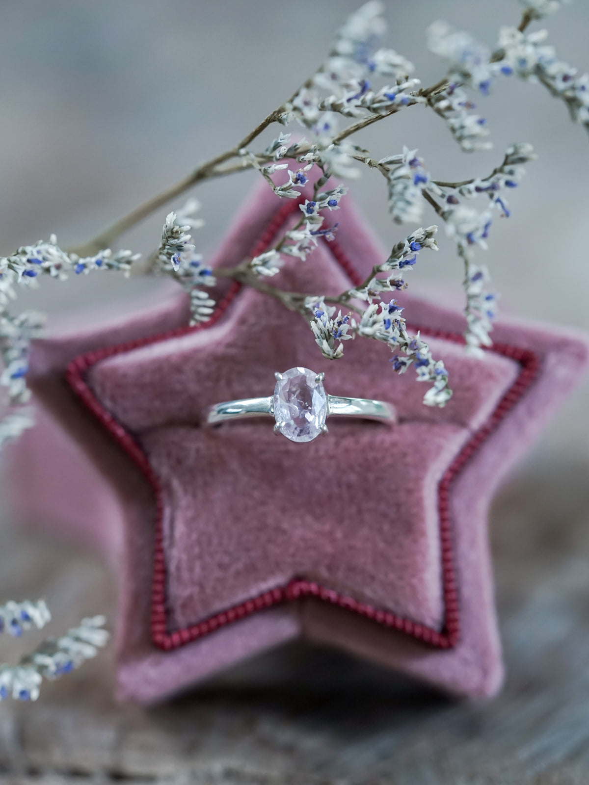 Pale Pink Sapphire Ring - Gardens of the Sun | Ethical Jewelry
