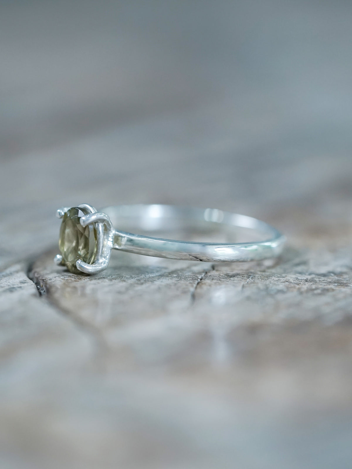 Olive Green Tourmaline Ring - Gardens of the Sun | Ethical Jewelry