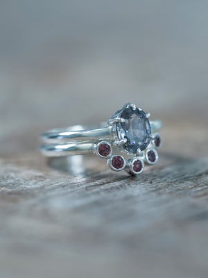 Colorful Spinel Ring Set - Gardens of the Sun | Ethical Jewlry