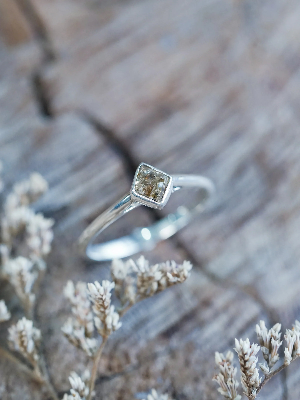 Eco-friendly and Sustainable Brown Kite Diamond Ring