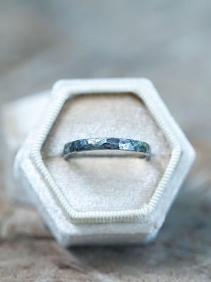 Turtle Wedding Ring in Silver - Gardens of the Sun | Ethical Jewelry