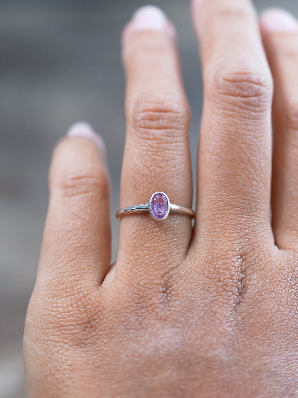 Embrace Pink Sapphire Ring
