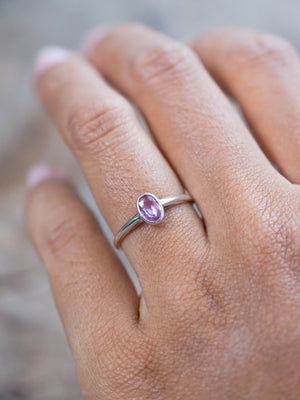 Embrace Pink Sapphire Ring