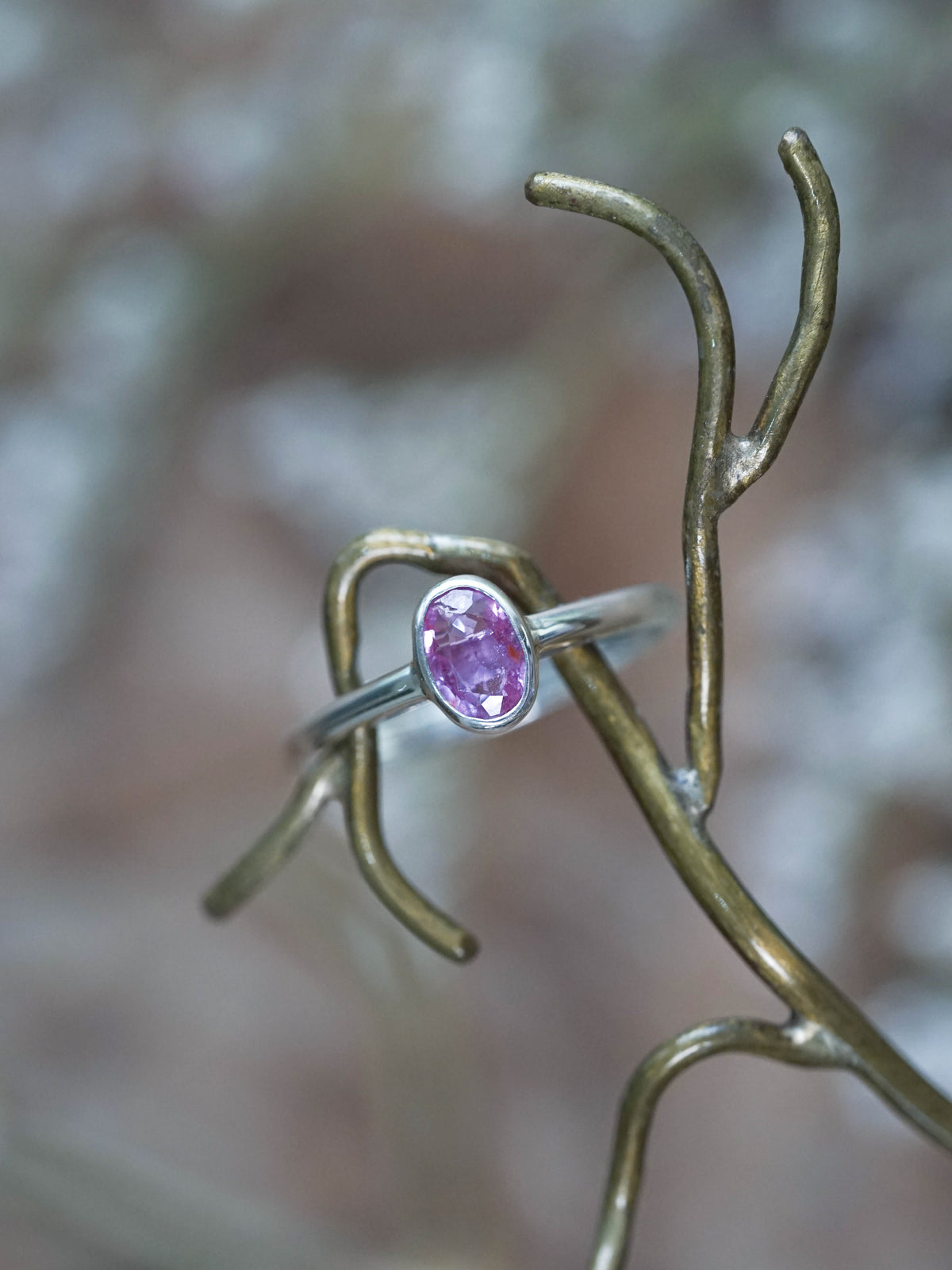 Embrace Pink Sapphire Ring