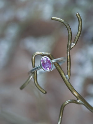 Embrace Pink Sapphire Ring