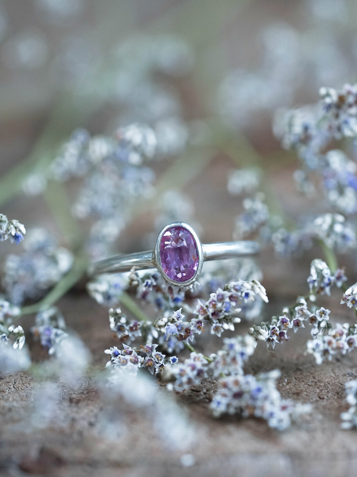 Embrace Pink Sapphire Ring
