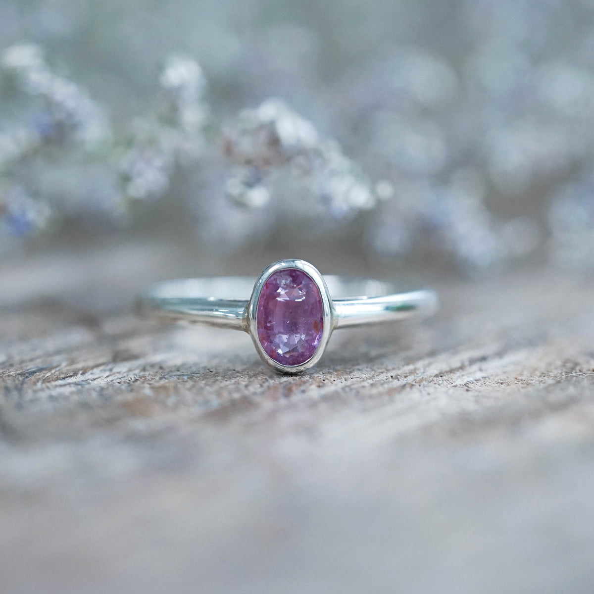 Embrace Pink Sapphire Ring