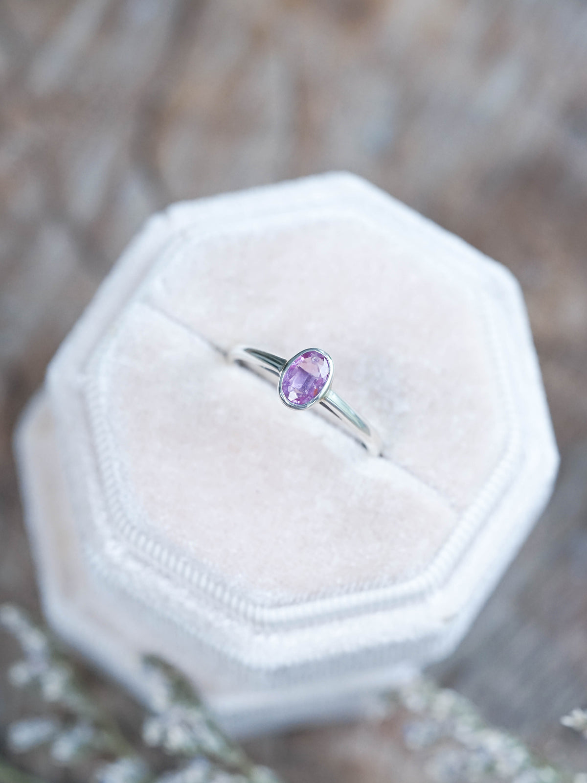 Embrace Pink Sapphire Ring