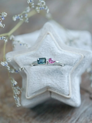 Emerald Cut Sapphire Ring