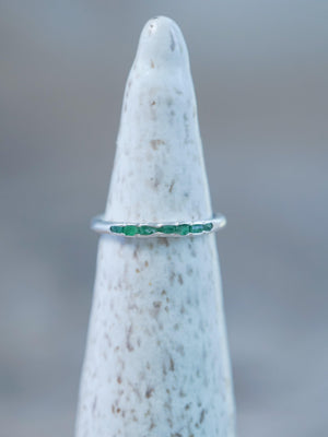 Emerald Ring with Hidden Gems - Gardens of the Sun | Ethical Jewelry