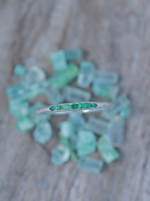 Emerald Ring with Hidden Gems - Gardens of the Sun | Ethical Jewelry