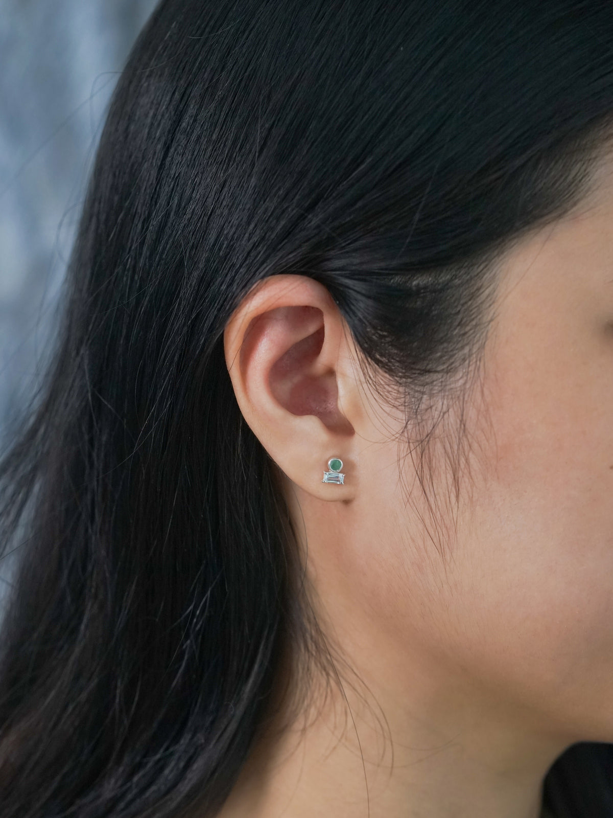 Emerald and Aquamarine Earrings - Gardens of the Sun | Ethical Jewelry