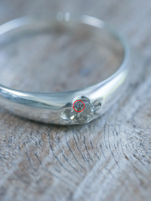 Ethical Floral Diamond Ring 