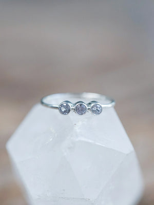 Ethical Triple Spinel Ring