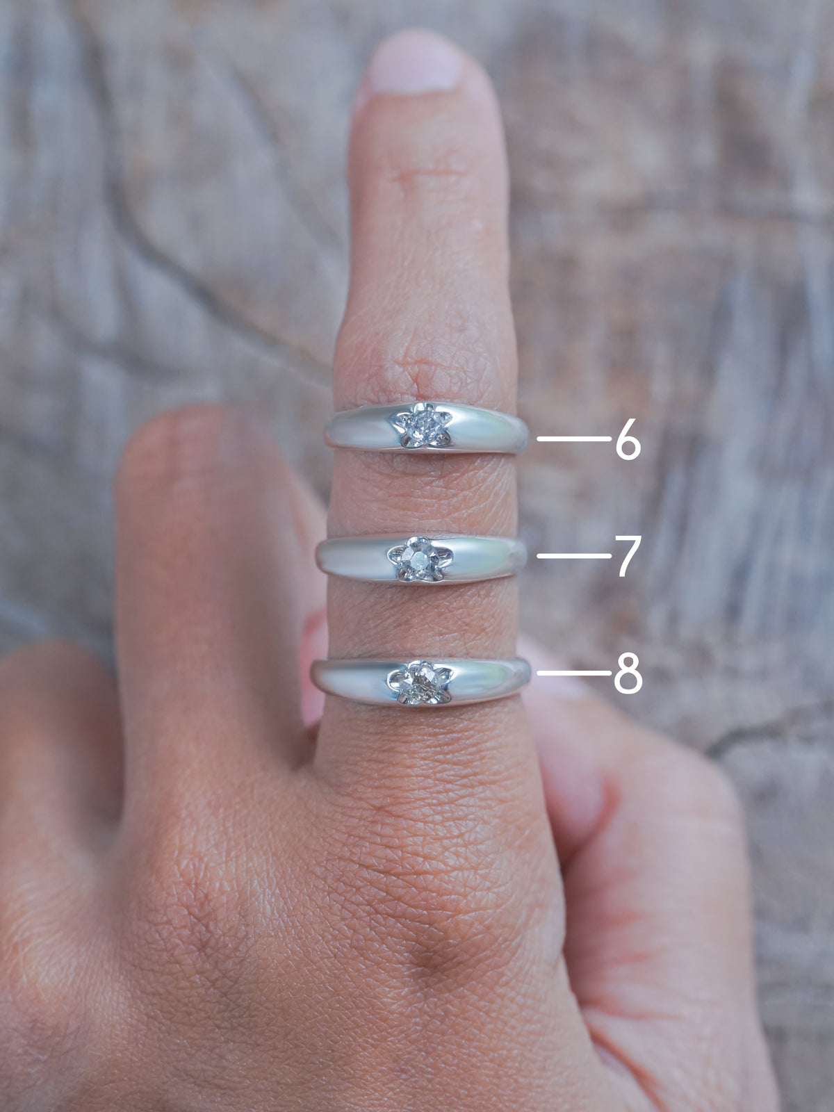 Floral Diamond Ring available size