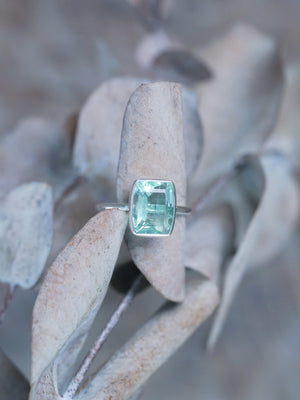 Fluorite Ring in Sterling Silver