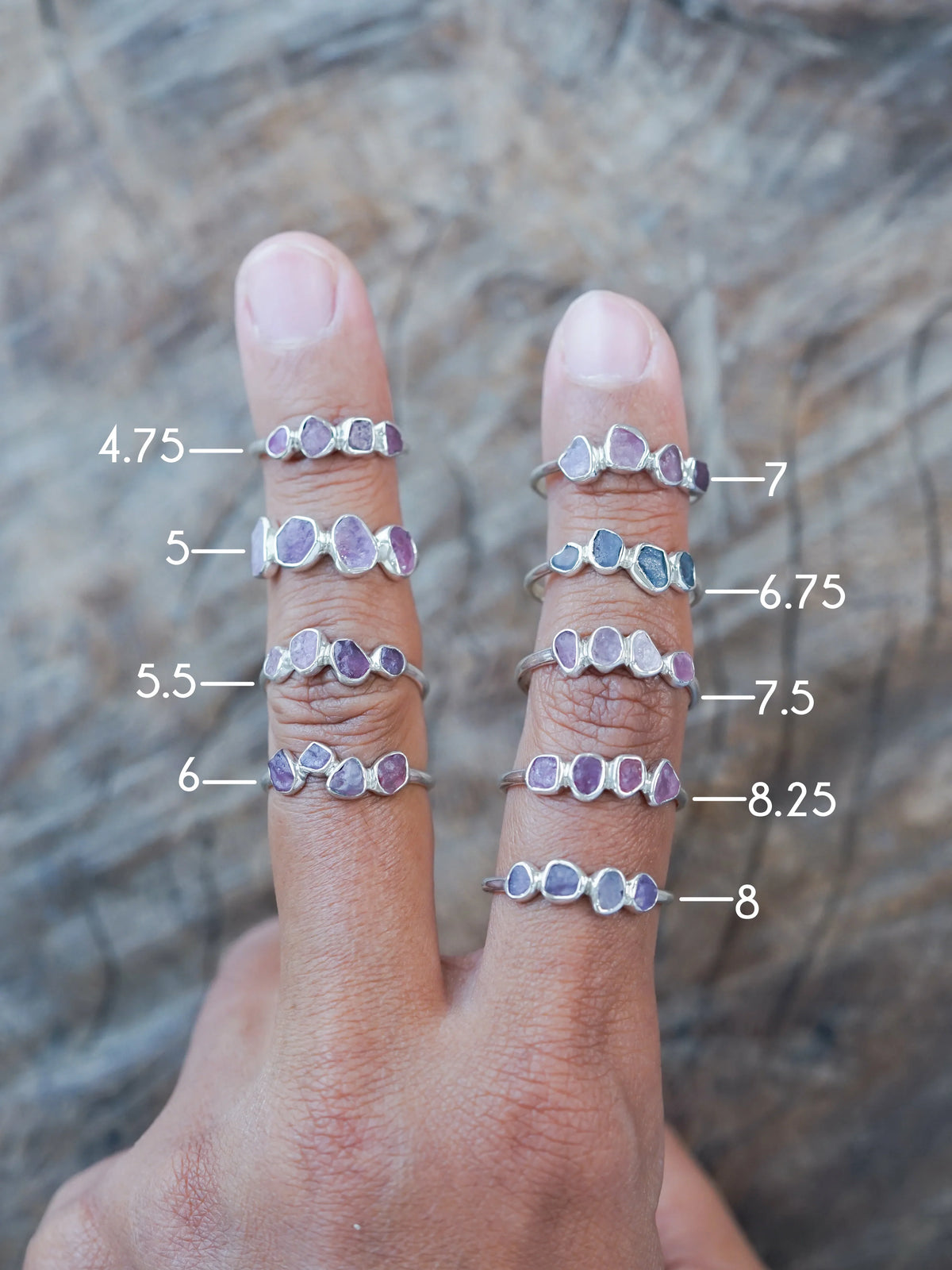Four Stone Sapphire Rings