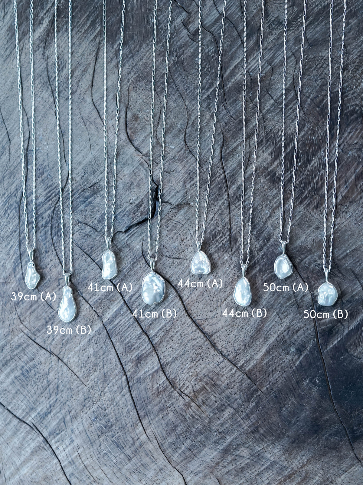 Freshwater Pearl Necklaces in Sterling Silver