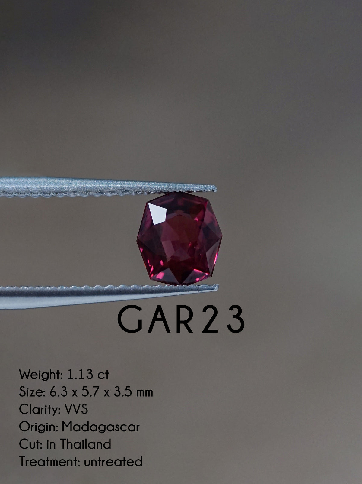 Custom Garnet Ring in Gold