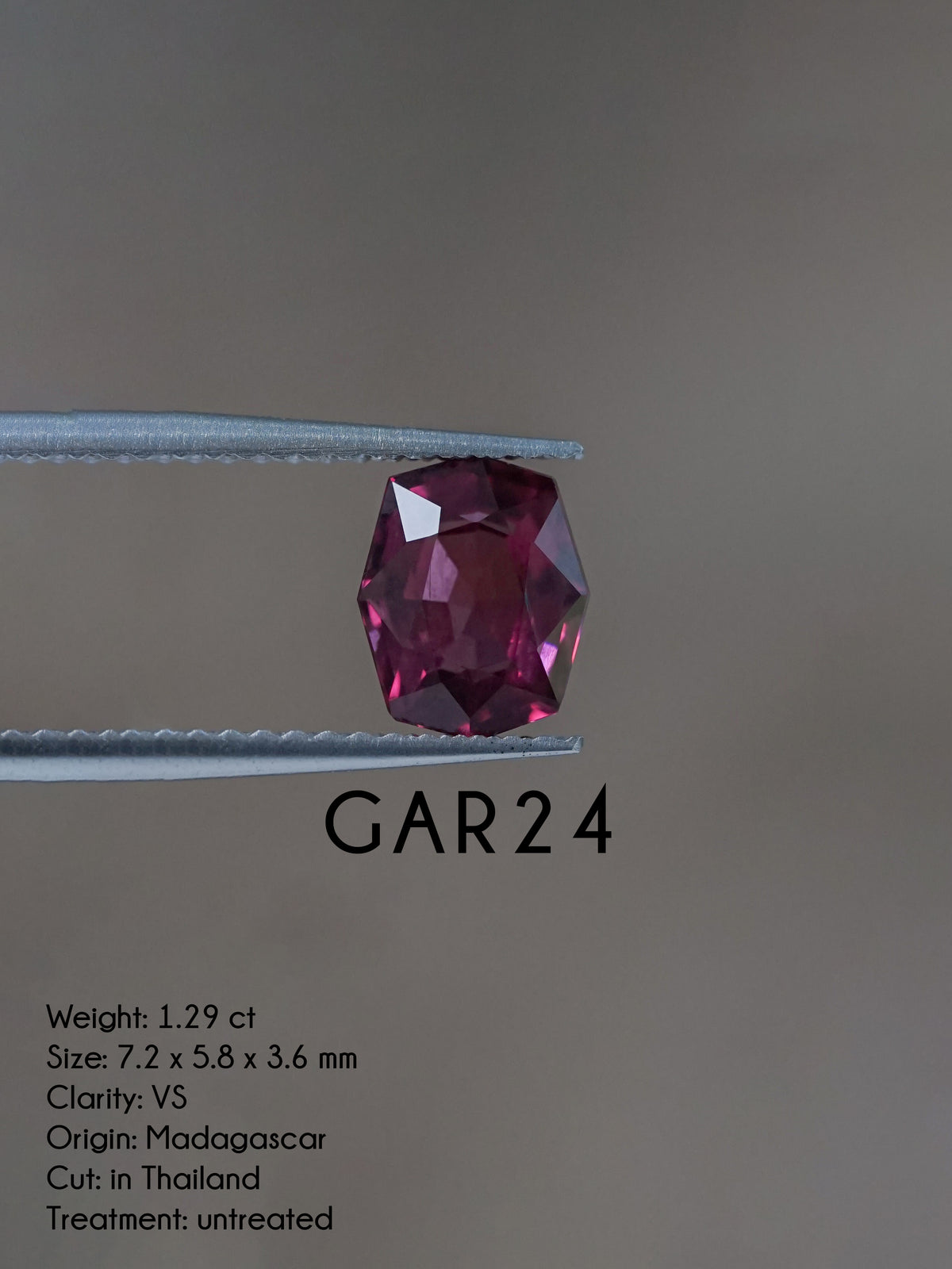Custom Garnet Ring in Gold