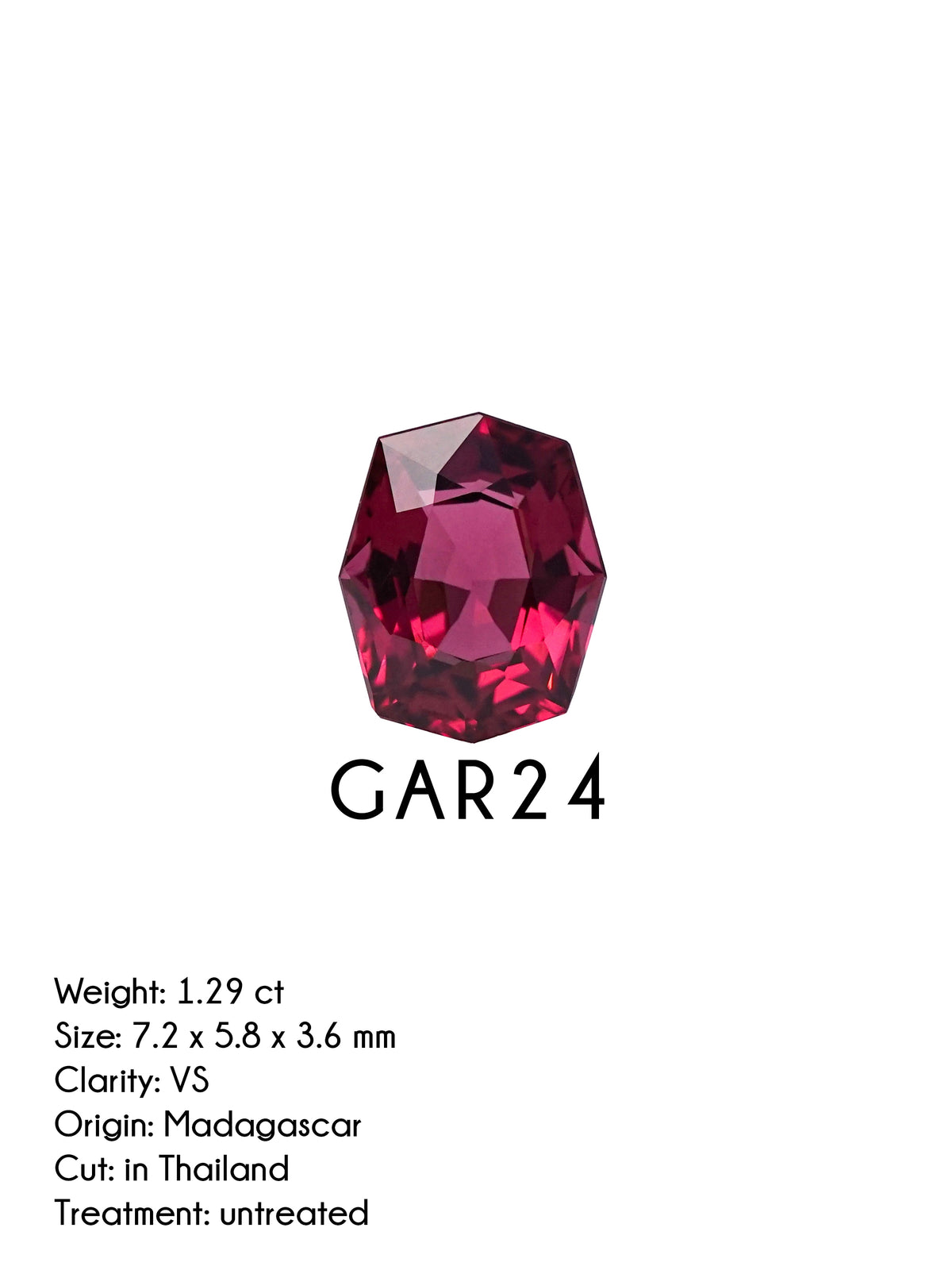 Custom Garnet Ring in Gold
