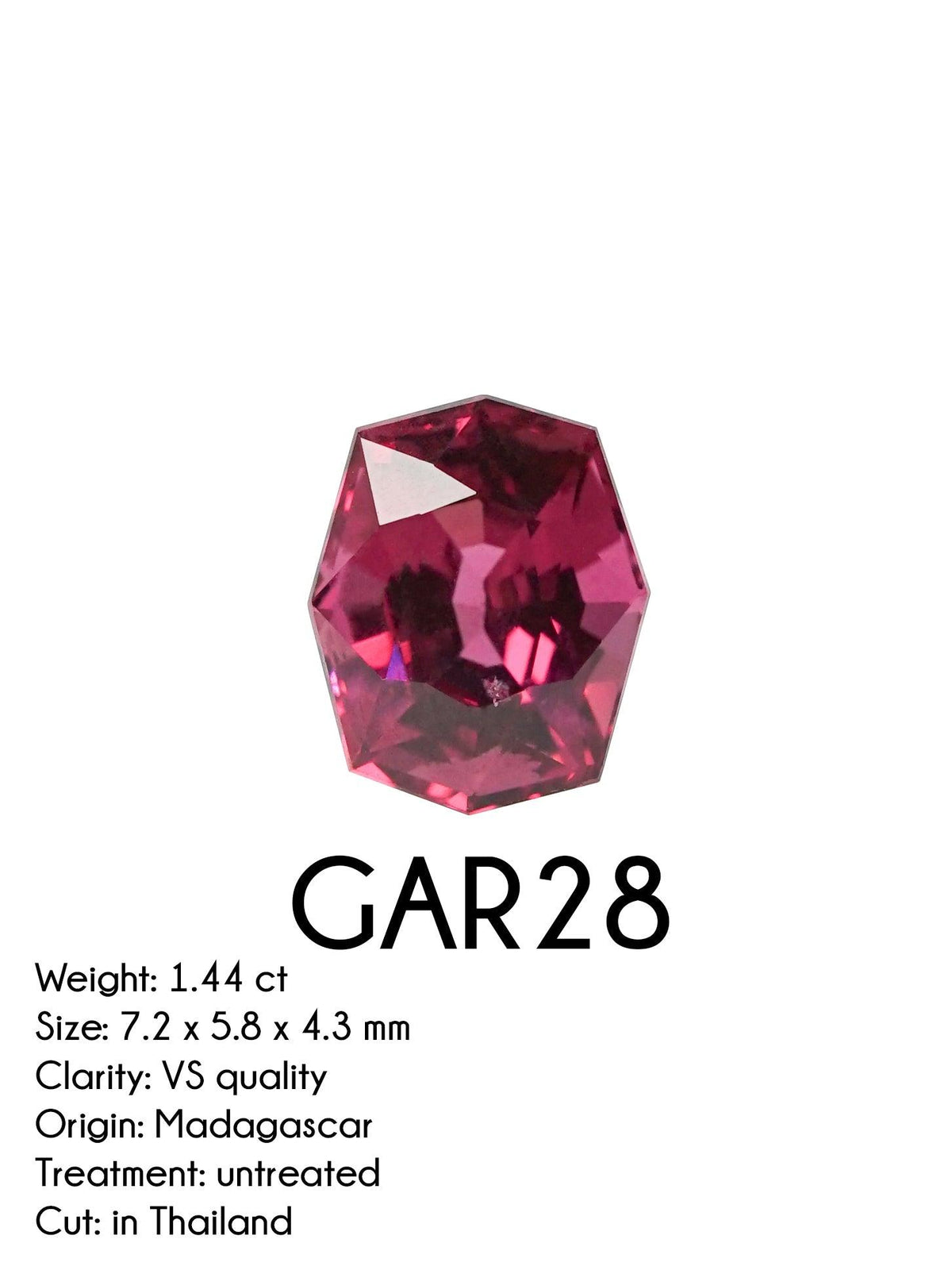 Custom Garnet Ring in Gold - Gardens of the Sun | Ethical Jewelry