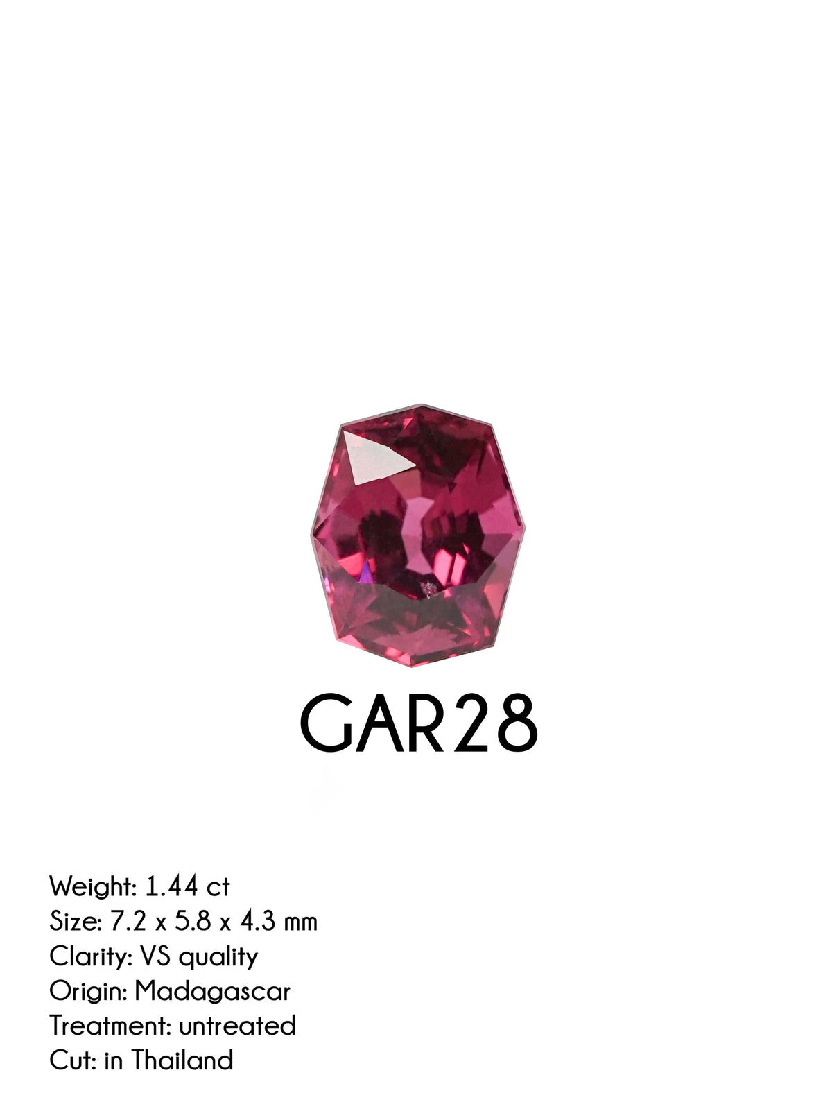 Custom Garnet Ring in Gold