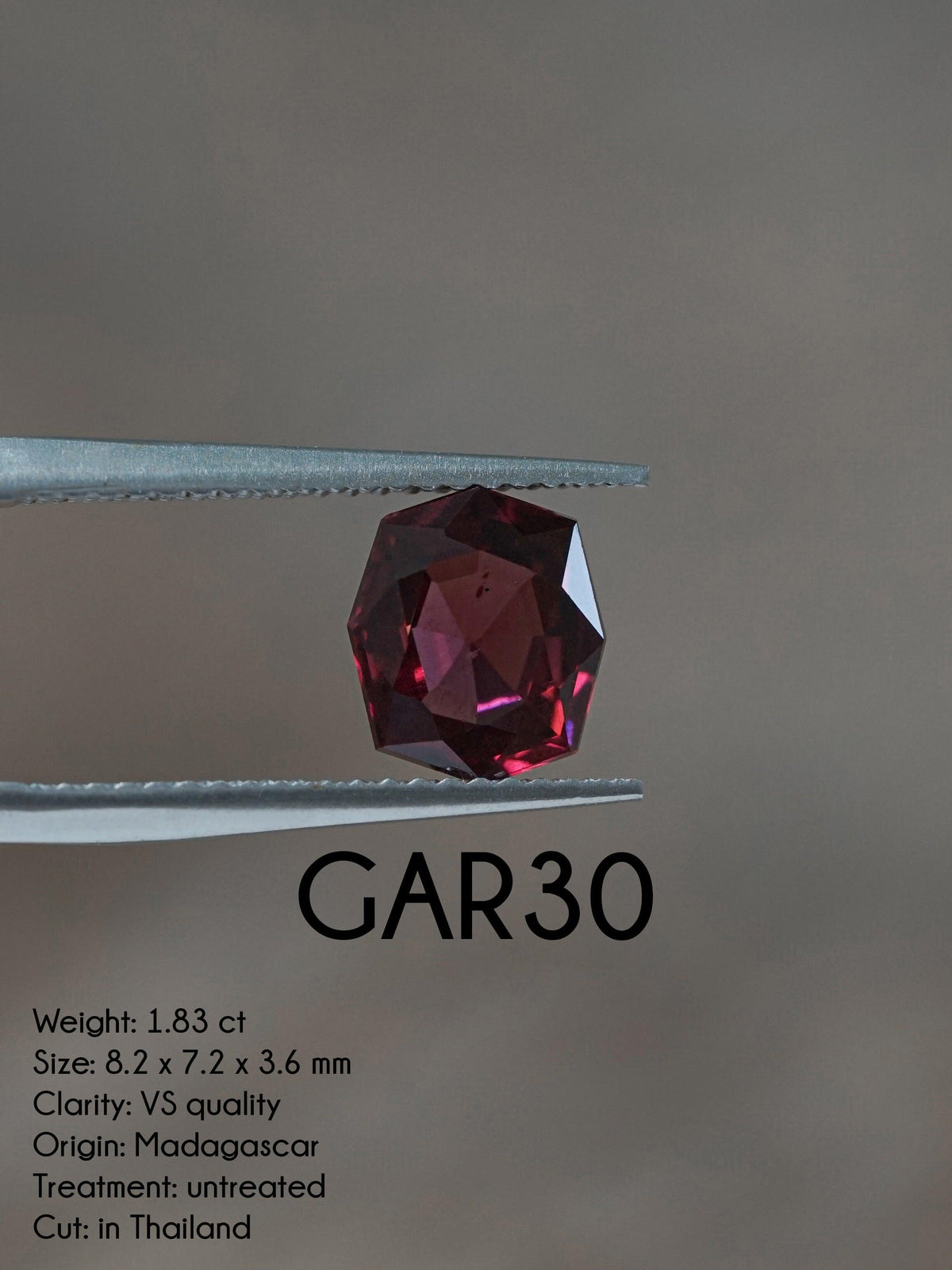 Custom Garnet Ring in Gold - Gardens of the Sun | Ethical Jewelry