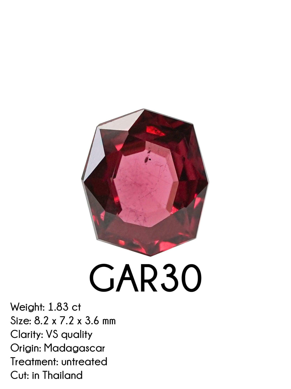 Custom Garnet Ring in Gold - Gardens of the Sun | Ethical Jewelry