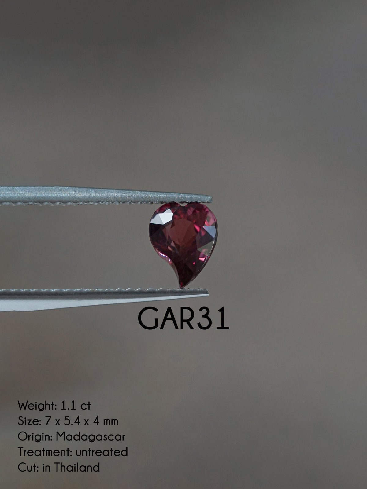 Custom Garnet Ring in Gold
