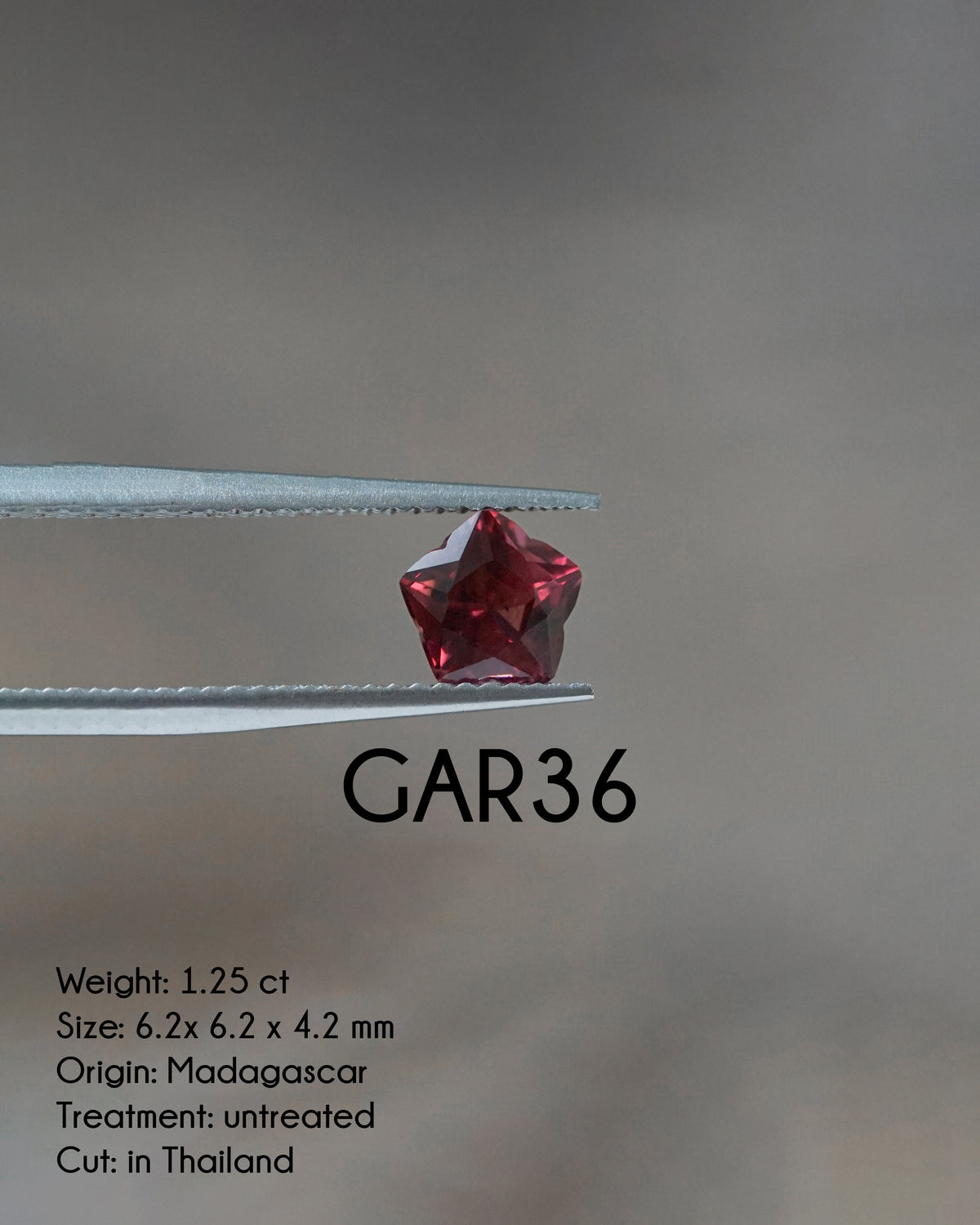 Custom Garnet Ring in Gold