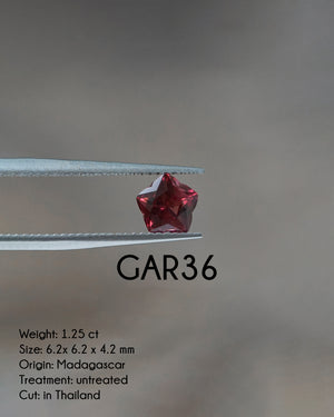 Custom Garnet Ring in Gold