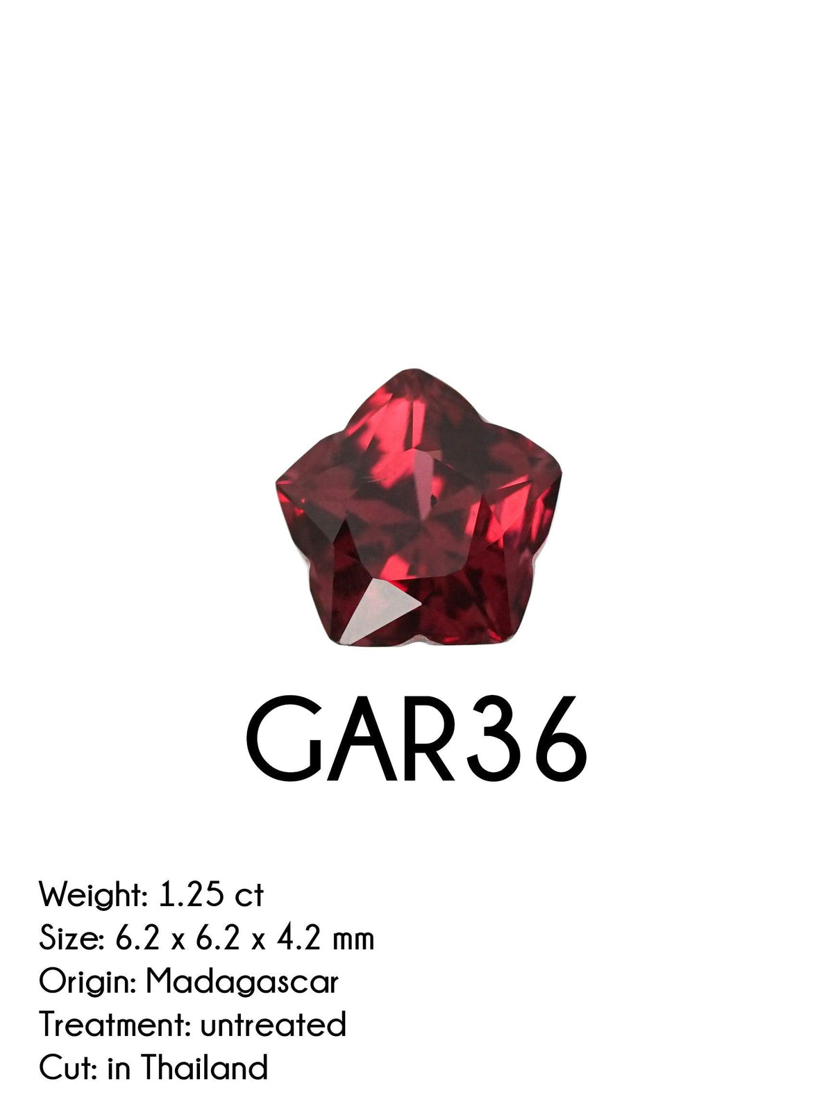 Custom Garnet Ring in Gold - Gardens of the Sun | Ethical Jewelry