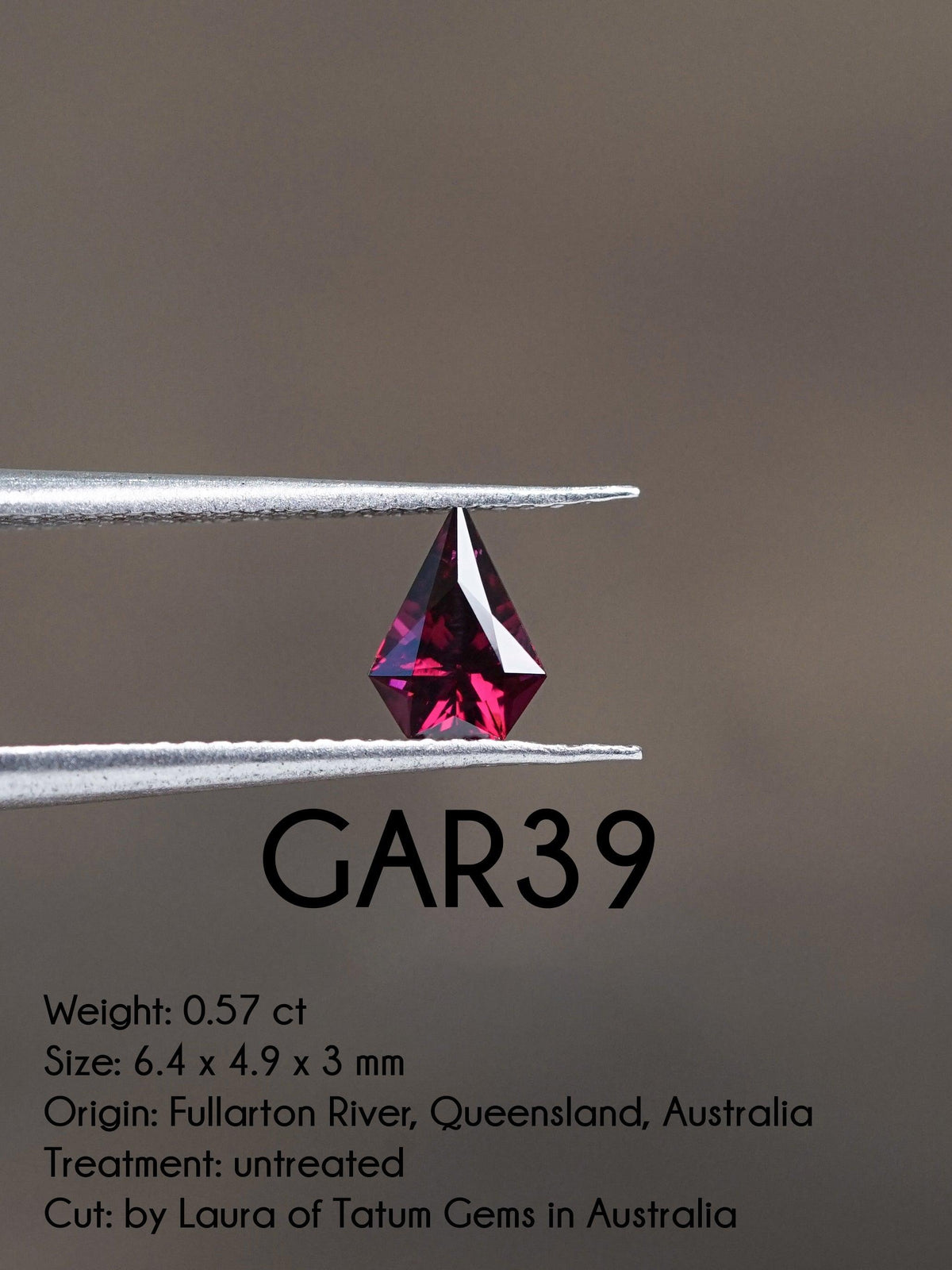 Custom Garnet Ring in Gold - Gardens of the Sun | Ethical Jewelry