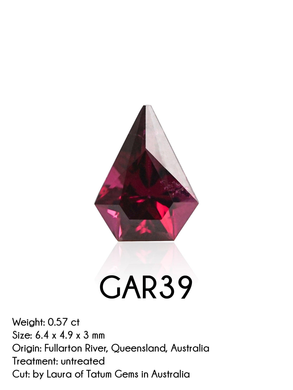 Custom Garnet Ring in Gold - Gardens of the Sun | Ethical Jewelry