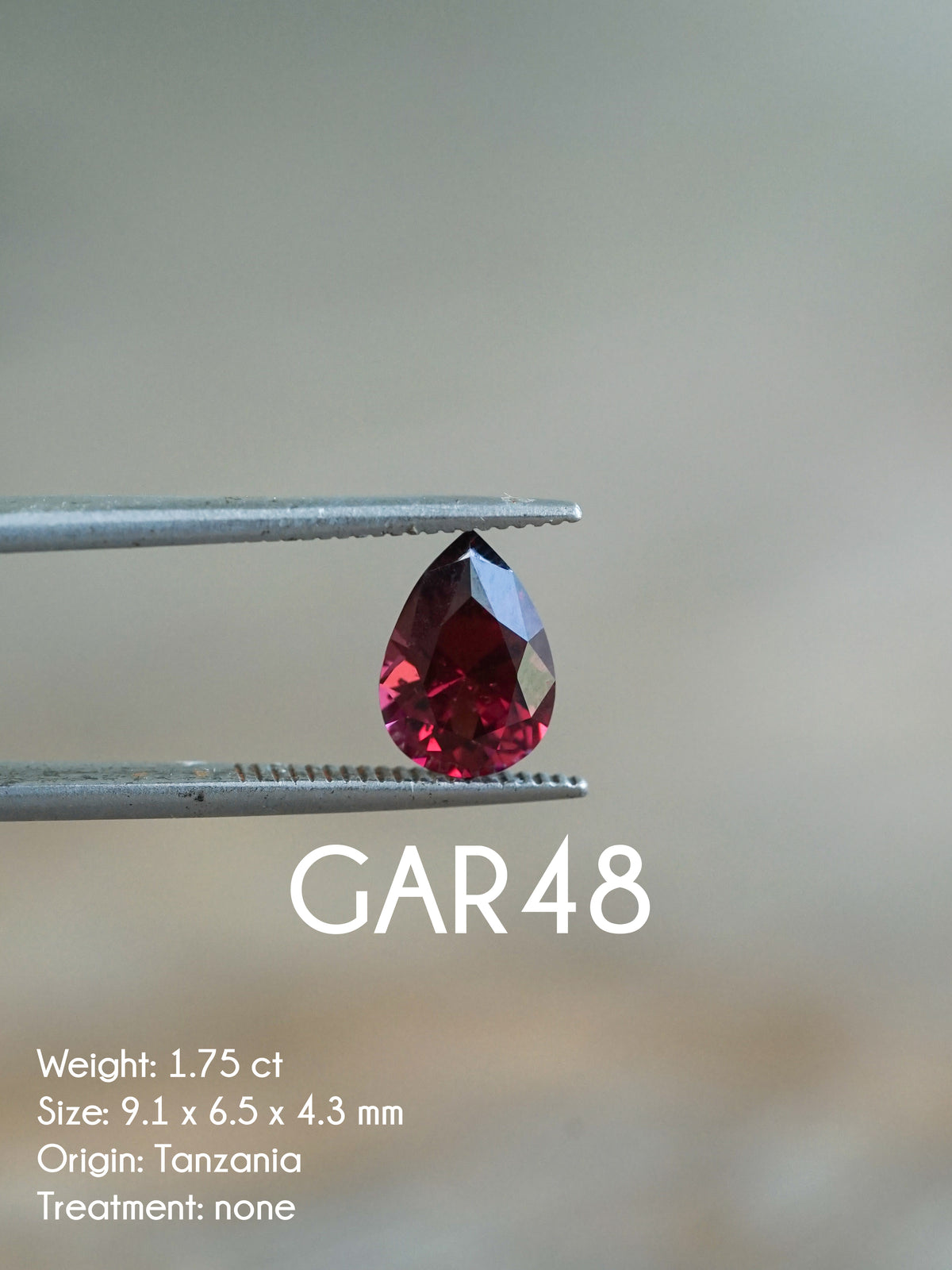 Custom Garnet Ring in Gold