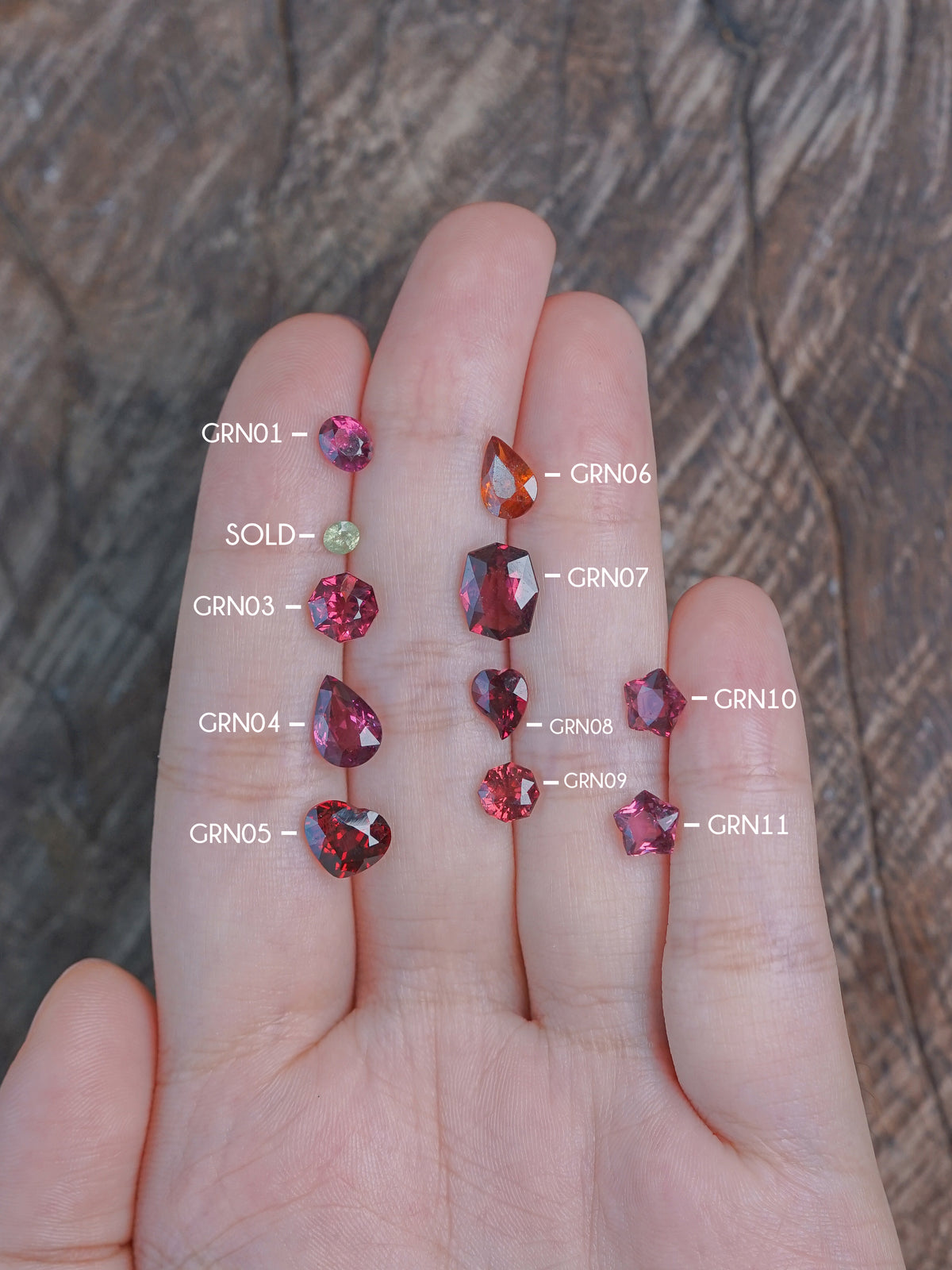 Custom Garnet Ring or Necklace in Sterling Silver