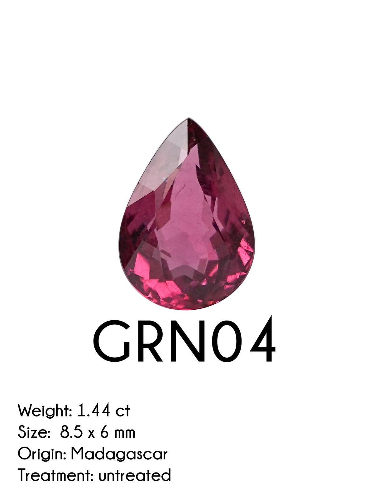 Custom Garnet Ring or Necklace in Sterling Silver