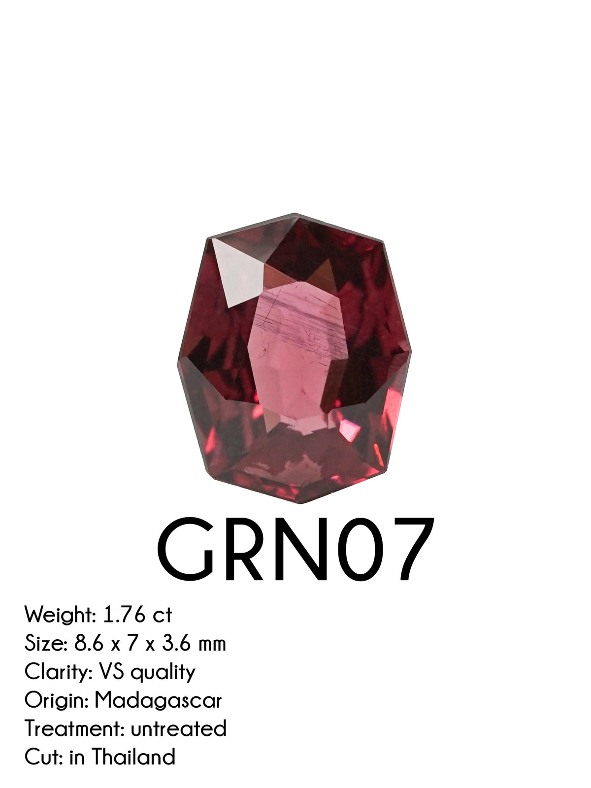 Custom Garnet Ring or Necklace in Sterling Silver