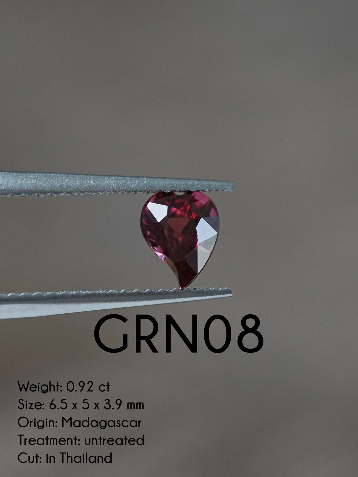 Custom Garnet Ring or Necklace in Sterling Silver